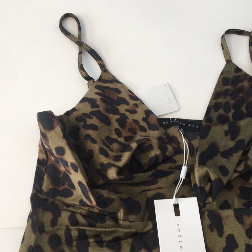 ENDLESS ROSE Animal Print TOP Size M - Picture 7 of 12